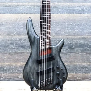 Ibanez SRFF806 Soundgear Series Black Stained Multi-Scale Electric Bass w/Case - Picture 1 of 20