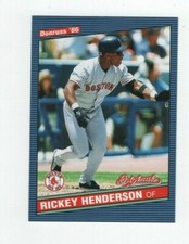 2002 Donruss Originals Baseball RETRO '88 RICKEY HENDERSON BOSTON RED SOX #306