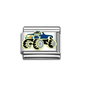 9mm Italian Charm E55 Monster Truck Fits Classic Size Bracelet - Picture 1 of 1