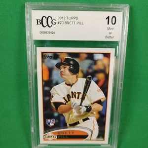 Brett Pill 2012 Topps Chrome #70 Baseball Card Graded MT 10 - Picture 1 of 2