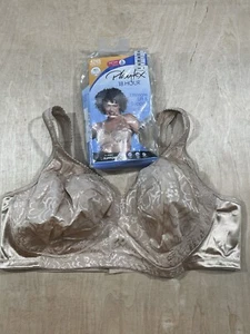 Playtex 18 Hour Bra Wirefree Ultimate Lift & Support Woman’s Sz 46C Nude - Picture 1 of 12