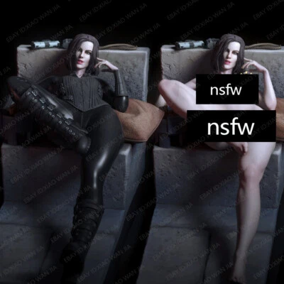 1/24 Resin Figure Sexy Selene Girl GK NSFW Model Kit Unpainted Unassembled - Image 1 of 2