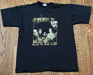 Camiseta True Vintage Powerman 5000 Tonight The Stars Revolt 1999 Metal - Imagen 1 de 4