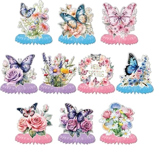 10 PIEZAS Centros de Mesa Mariposa Decoraciones Mariposas, Mariposa Nacimiento - Imagen 1 de 8