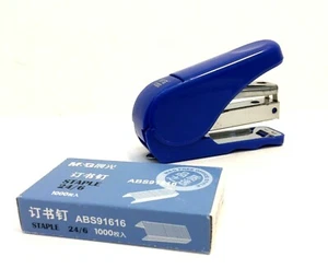 M&G Blue Stapler with 1000 Staples Stationery Office Set - Picture 1 of 10