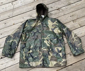 Winchester Hunting Rain Jacket Hooded Camo PVC Nylon Insulated Waterproof Small - Picture 1 of 15