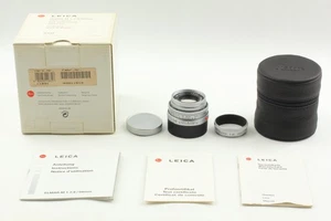 [CLA'd Mint in Box] LEICA 11823 ELMAR-M 50mm f2.8 SILVER Late model E39 japan - Picture 1 of 9