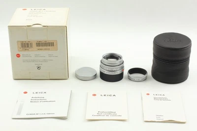 [CLA'd Mint in Box] LEICA 11823 ELMAR-M 50mm f2.8 SILVER Late model E39 japan - Image 1 of 4