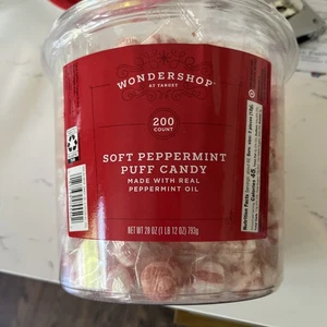 28 oz Tub of Soft Peppermint Mints - Fun, Gluten Free Candy for Sharing - Picture 1 of 4