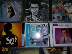 8 CD ROCK Lot (Great Bands/Great Titles) Peter Gabriel , Prince Fleetwood Mac ZZ - Foto 1 di 4