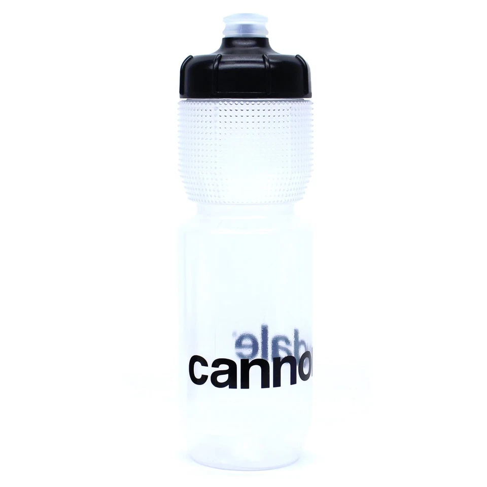 Botella de agua Cannondale Gripper logotipo transparente con negro 750 ml/25 oz CP5102U1075 Foto 1 de 3