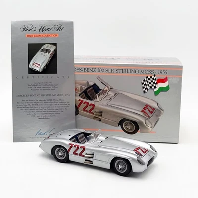 * Mercedes-Benz 300 SLR - Stirling Moss 1955 - modelo 1:24 por PAUL'S MODEL ART - Imagem 1 de 4