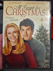 ALL I WANT FOR CHRISTMAS DVD XMAS FAMILY FILM GAIL O' GRADY & ROBERT MAILHOUSE - Picture 1 of 3