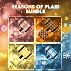 Spring, Autumn, Summer And Winter Plaid Sets Quad Bundle Flee The Facility FTF - Picture 1 of 1
