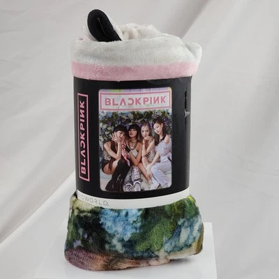 Blackpink KPOP Band Plush Throw Blanket  45 X 60 Bioworld Korean Pop Brand New - Image 1 of 4