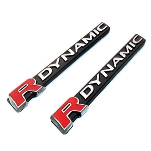 2Pcs For R Dynamic Sport HSE RDynamic Car Truck SUV Fender Badge Emblem Sticker - Picture 1 of 6
