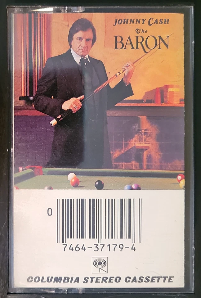 Johnny Cash the Baron Cassette Tape 1981 Columbia NEAR MINT  1228 - Image 1 of 1