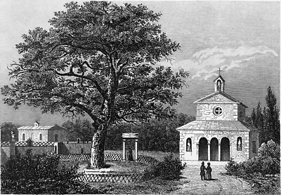 LANDES - L'ARBRE du PRESBYTÈRE (MONT-de-MARSAN) - Fine gravure 19e siècle (1835) - Photo 1/2