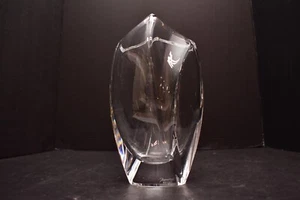 Signed BACCARAT RRIGOT Crystal Giverny Vase made in France VTG 7" Tall - Picture 1 of 12