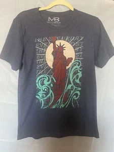 MB Matchback T-Shirt Men’s Medium Graphic Liberty - Picture 1 of 5
