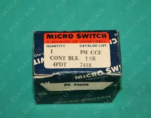 Micro Switch, PMCCE, Contact Block Tab 4PDT PK 44600 7418 NEW - Picture 1 of 3
