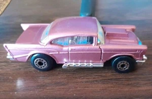 Vintage 1979 Matchbox '57 Chevy No 4 Pink Diecast Car Superfast 1:64 England - Picture 1 of 6