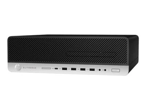 Monitor HP EliteDesk 800 G4 SFF PC Intel i5 8th Ge 16GB RAM 512 GB SSD + 22" Dell - Imagen 1 de 11