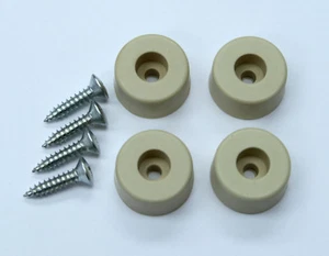 Rubber Bumpers 1/2" H with Screws for Door Wall Protector RB-100 4-pack NEW - Bild 1 von 4