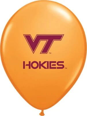 PIONEER Virginia Tech Hokies NCAA College Sports Party Decoration 11" Latex Balloons