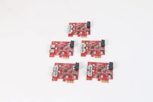 Inateck KT4006 Rev: A1 2-Port Pci-e PCI Exprimer USB 3.0 20 Pin Hub Carte Lot '5 - Photo 1/4