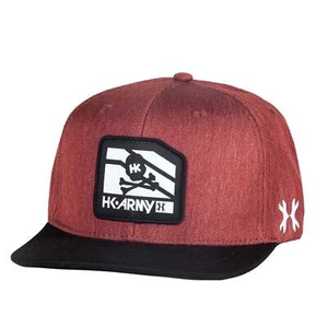 HK Army Snapback Mütze - Clip - schwarz / burgund - Bild 1 von 2