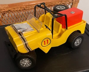 Vintage Eldon 1971 Pat Pend Japan Spielzeug Jeep batteriebetrieben Trail Tamer - Bild 1 von 12