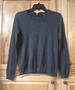 Forever 21 Shirt Womens Small Round Neck Long Sleeve Pullover Top 1/4 Zip Back - Picture 1 of 4