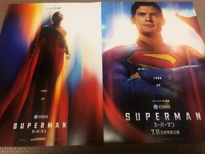 2er Set !! Super Man Film Chirashi/Poster/Flyer Japan - Bild 1 von 2