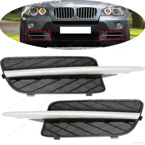 L&RH Front Bumper Outer Cover Grille Molding Trim Fit For BMW E70 X5 2007-10 - Picture 1 of 7