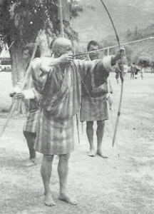 Archers Of Bhutan Archery 1964 Photo Article M188 - Picture 1 of 2