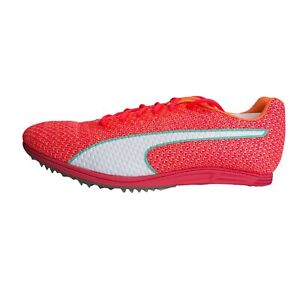 Puma Womens Evospeed Distance 8 Wn Red Lace Up Spikes Running Sneakers Size 7