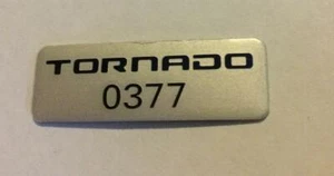 Genuine Ford BA BF Build Number Badge FPV F6 Tornado 0377 - Picture 1 of 1