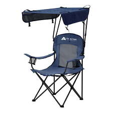 Sand Island Shaded Canopy Camping Chair with Cup Holders Camping Furniture