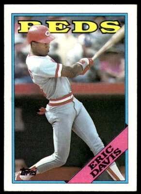 1988 Topps Eric Davis Baseball Card Cincinnati Reds #150 A - Image 1 of 2