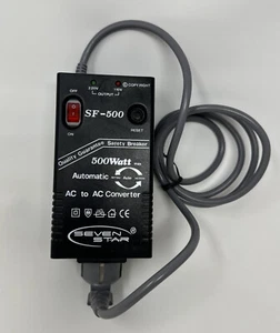 Seven Star SF-500 500W Automatic AC to AC Converter AC110V-AC220V/AC220V-AC110V - Picture 1 of 2