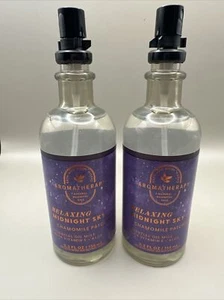 2 Bath & Body Works RELAXING MIDNIGHT SKY Chamomile Patchouli Essential Oil Mist - Picture 1 of 3