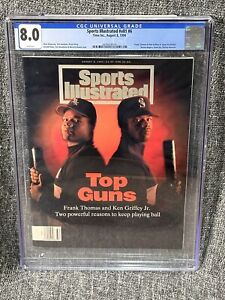 Sports Illustrated 1994 Ken Griffey Jr and Frank Thomas FC newsstand CGC 8.0