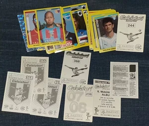 LOTE PEGATINAS CALCIATORI PANINI VINTAGE FÚTBOL FÚTBOL EQUIPO ITALIANO, JUGADOR, INSIGNIA - Imagen 1 de 10