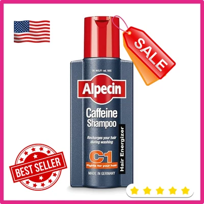 Alpecin C1 Caffeine Shampoo, 8.45 fl oz, Cleanses the Scalp to Promote 250 ML - Image 1 of 4