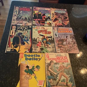 Lot Of 8 Charlton Comic Books 1969-1977 1 Fair The rest VG - Picture 1 of 6