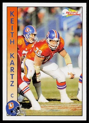 Keith Kartz, 1992 Pacific, #403, Denver Broncos, - Image 1 of 2