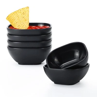 Pratos de molho de soja, tigelas pequenas de palha de trigo conjunto de 6-4,5 oz tigelas pequenas de sobremesa,... - Imagem 1 de 4