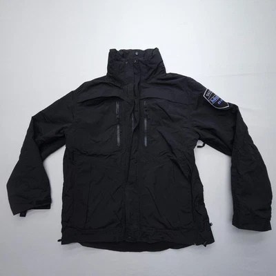 5.11 Tactical Bristol Parka Mens Large Black Security Uniform Stow Hood Utility - Image 1 of 4