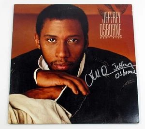 Álbum de discos firmado por Jeffrey Osbourne Don't Stop Auto DF027382 - Imagen 1 de 3